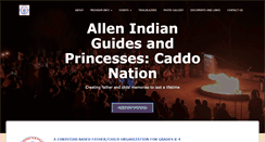 Desktop Screenshot of allenindianguides.com