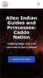 Mobile Screenshot of allenindianguides.com